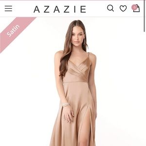 Azazie Women’s Bridemaids Dress - Size 16 Pink